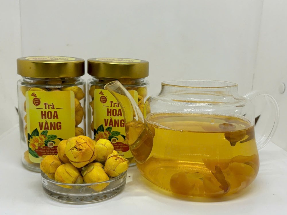 Trà được làm từ hoa vàng
